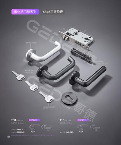 氧化铝门锁系列